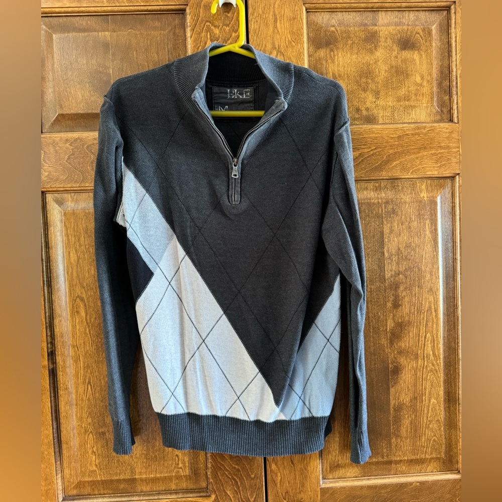 BKE 1/4 Zip Grey Pullover - Men's Size Medium